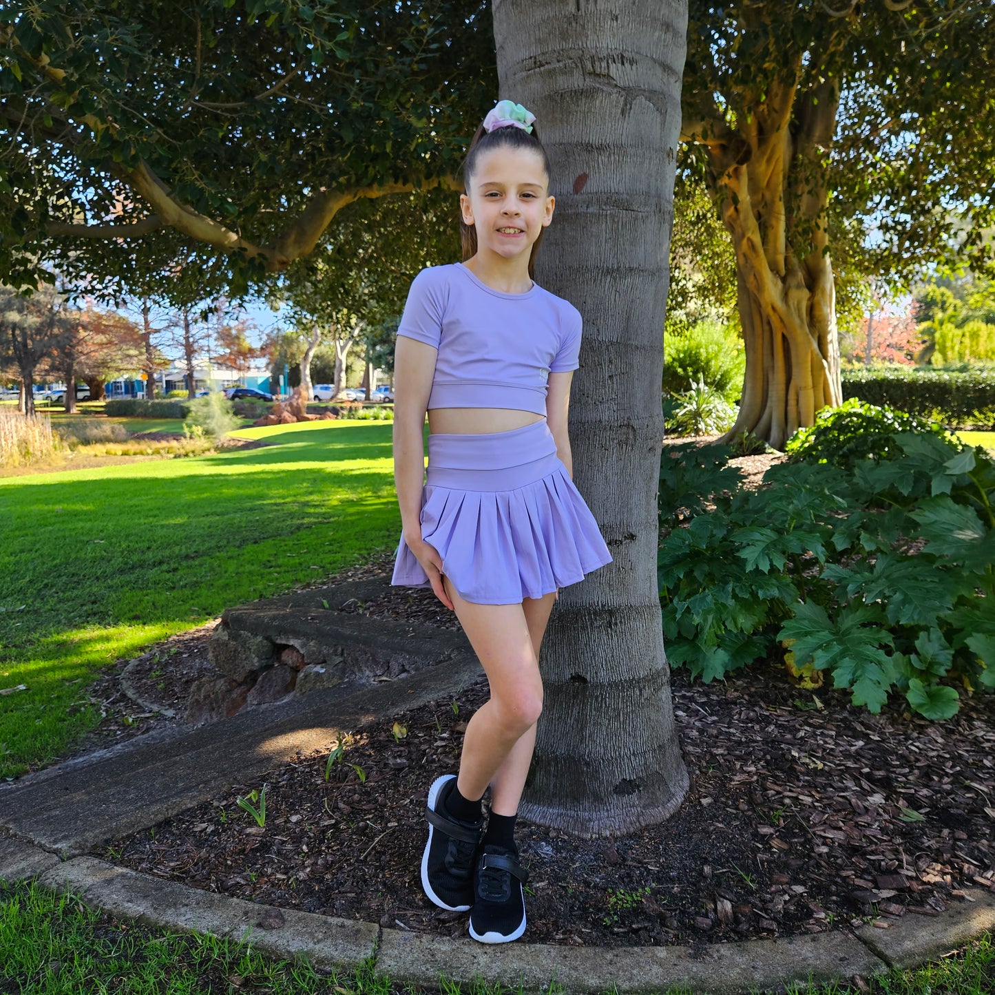 Active Pleated Skort