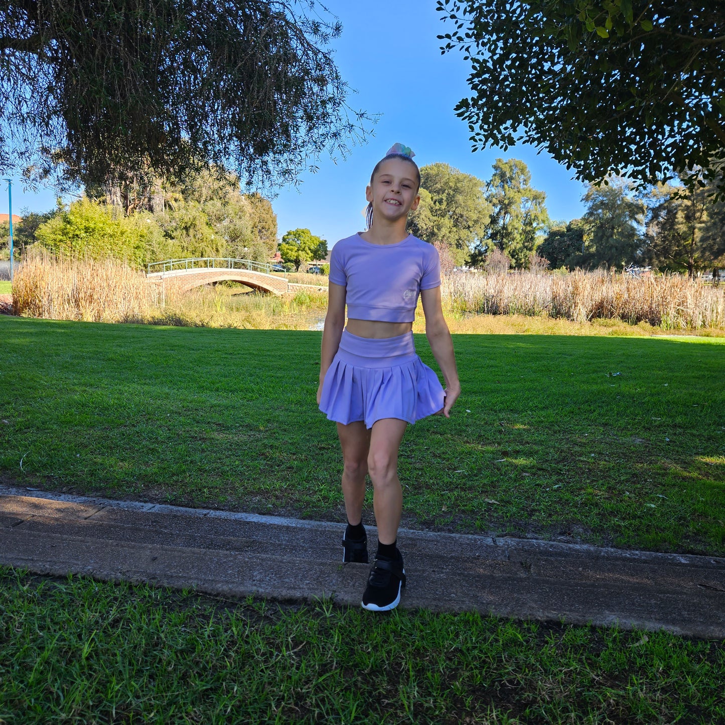 Active Pleated Skort