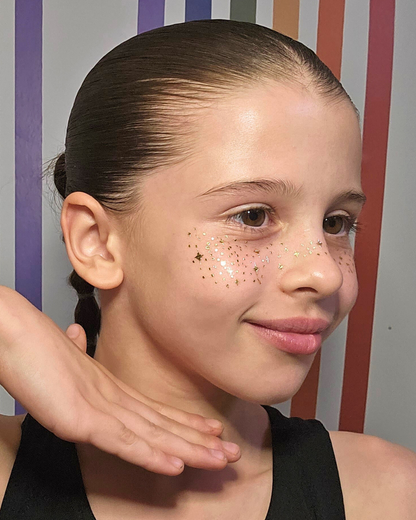 ✨ Gold Glitter Freckles – Instant Sparkle, Zero Mess!
