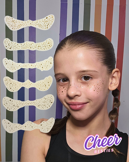 ✨ Gold Glitter Freckles – Instant Sparkle, Zero Mess!